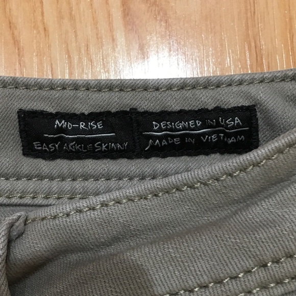 Miss Me Olive Ankle & Cropped Jeans - Picture 8 of 9